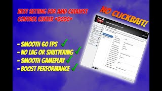 HOW TO OPTIMIZE AMD CATALYST FOR GAMING *2021* | SMOOTH 60 FPS | CDN FLUID screenshot 4