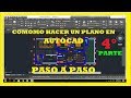 AutoCAD 2018(Parte 4)-Cómo Dibujar un plano.(TEXTOS Y ACOTACIONES)