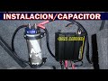 Como instalar un CAPACITOR para amplificador y para que sirve (car audio)