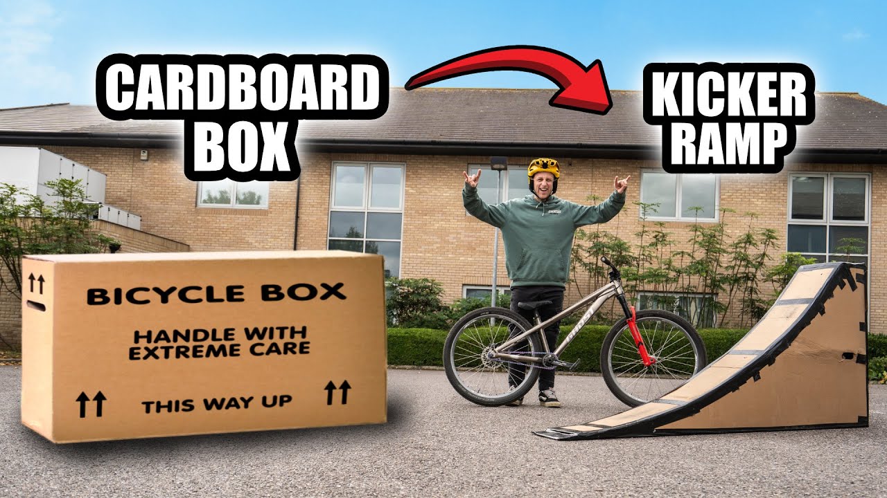 СТРОИТЕЛЬСТВО И ЕЗДА НА ВЕЛОСИПЕДНОЙ ПАНКОСТИ ИЗ «КАРТОННОЙ КОРОБКИ»!!