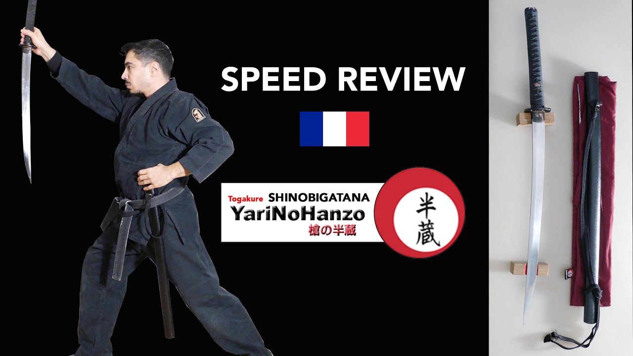 Togakure Shinobigatana Yarinohanzo katana speed review en français
