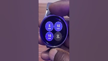 One UI 5 Watch: How to Create Multiple Timers Using the New Timer Tile #shorts  #galaxywatch5pro