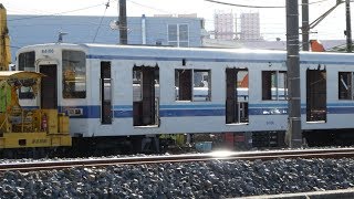 【東武宇都宮線 8000系 81106F 廃車解体状況】東武宇都宮線 8000系 廃車7編成目 81106F 渡瀬北 解体状況