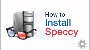 How to install Speccy in Windows.