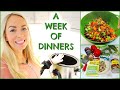 A WEEK OF FAMILY DINNERS #2 | DINNER INSPO & WHAT I EAT | EMILY NORRIS