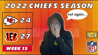 Kansas City Chiefs Fan REACTS to Week 13 vs. Bengals | KC 24-27 CIN | 2022 NFL Season