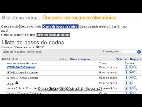 Vídeo: Com puc recuperar dades d'una base de dades Access?