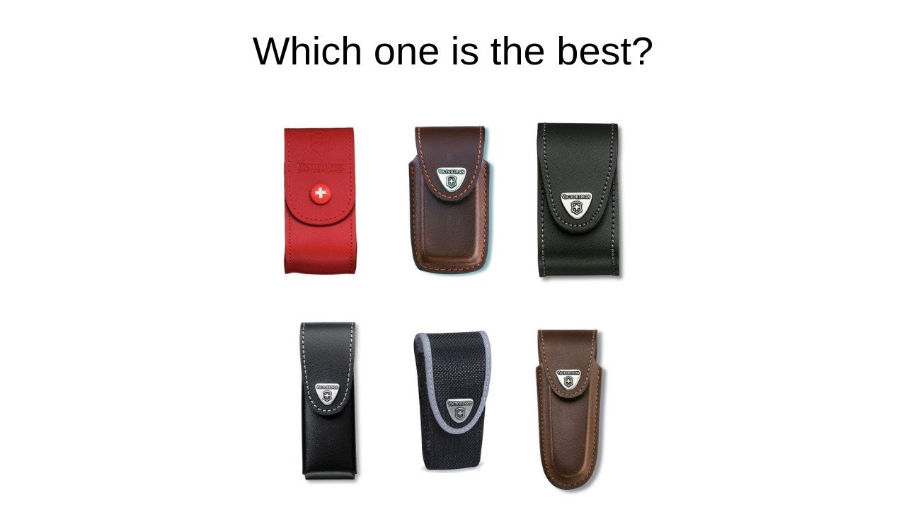 Victorinox nylon vs leather belt pouch, what are the differences? YouTube