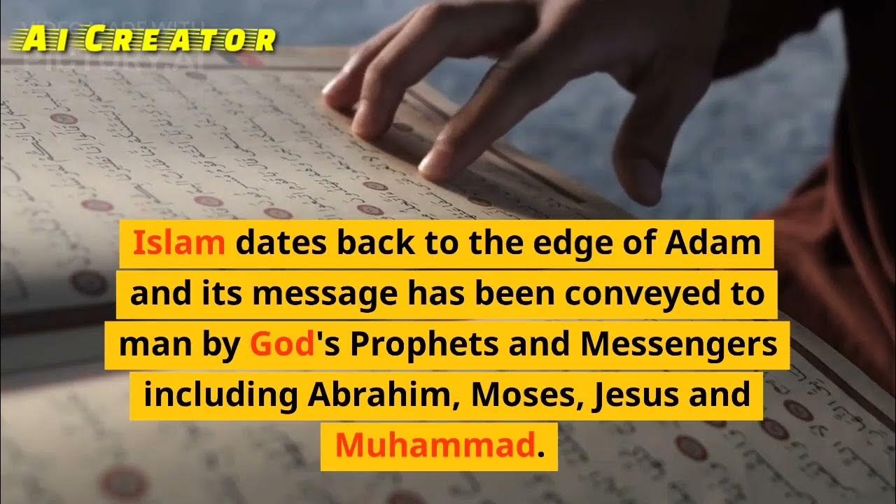 Meaning Of Islam Prophet Muhammad SWA islam islamicknowledge YouTube