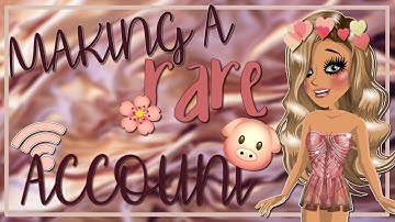 MAKING A RARE ACCOUNT!