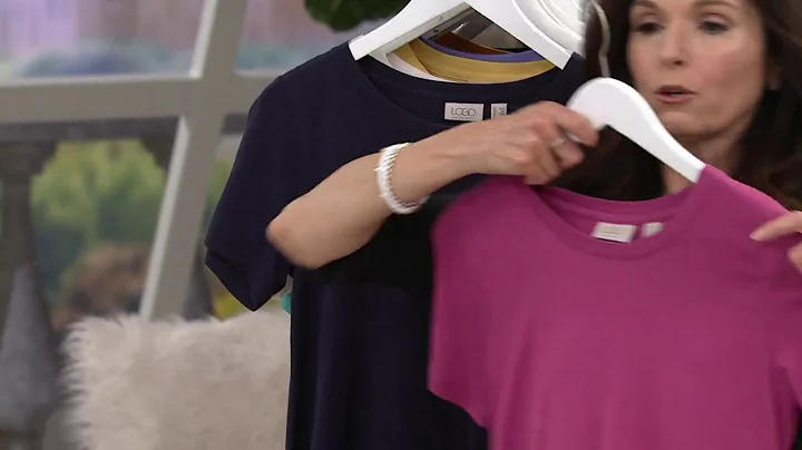 LOGO by Lori Goldstein Cotton Modal Knit Top with ...