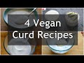 4 Vegan Curd Recipes - Dairy Free Curd - Homemade Vegan Yogurt Recipes | Skinny Recipes