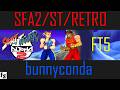 Street Fighter Alpha 2 - SFA2/ST/RETRO [Chun-Li] vs bunnyconda [Nash/Guy] (Fightcade FT5)