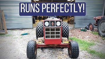 Runs Flawlessly! International 184 Tractor Back to Work!