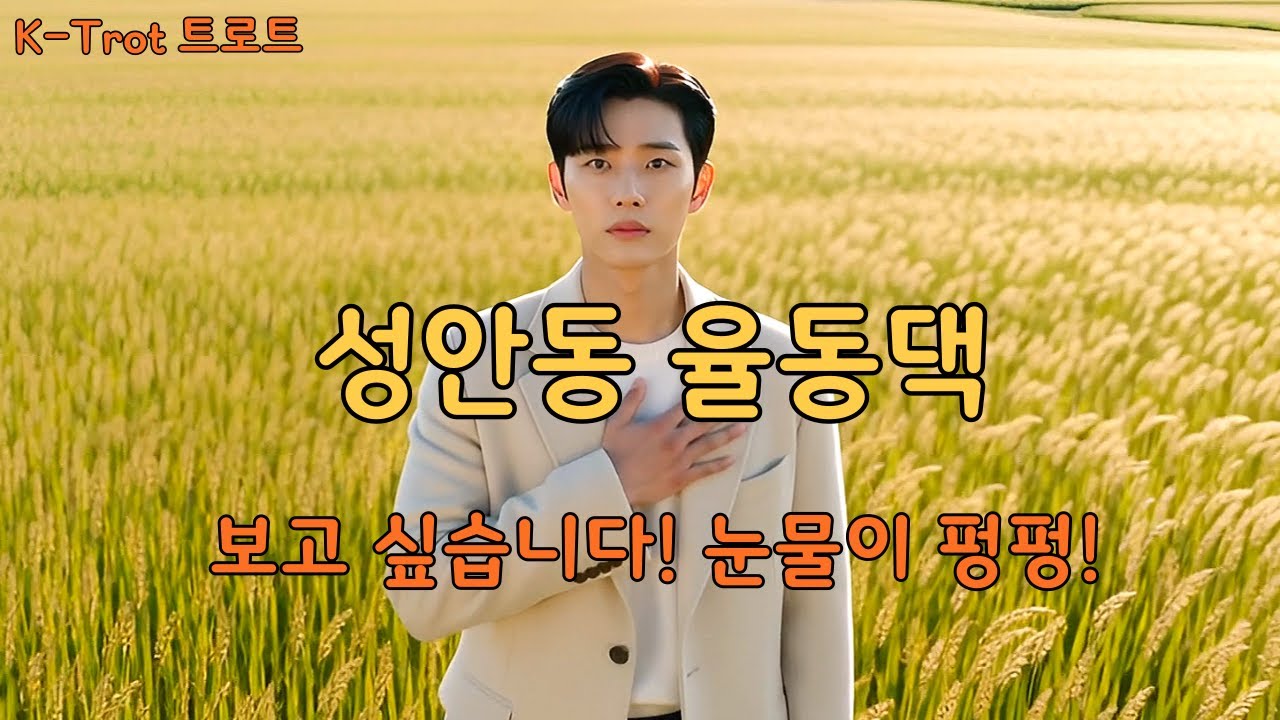 성안동 율동댁 🎵K-Trot 트로트 🎧눈물이 펑펑! 🎈당신이 계신 곳까지 이 목소리가 닿을까요 🎬 뮤직비디오 AI 영상제작