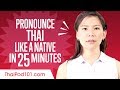 How to Pronounce Thai Like a Native Speaker