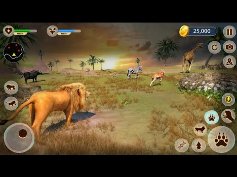 New Live Game | Lion simulator gameplay #2 | lion game | Animal game