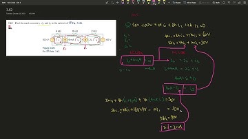 3.62 Find the mesh currents i1, i2, and i3 in the network of Fig. 3.106.