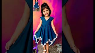 Easy Handkerchief style baby frock cutting idea #tranding #shortvideo #diyfashion #simple cutting