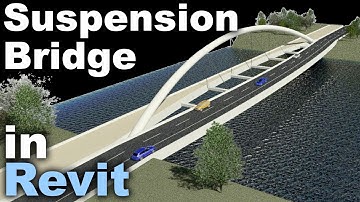 Suspension Bridge in Revit Tutorial