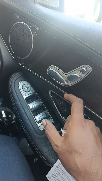 Mercedes-Benz seat adjustment