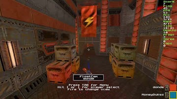 Laser Hook Running the Capture on Q2CTF2 Stronghold Opposition