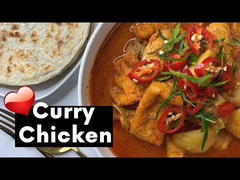 Curry Chicken Recipe | Using Homemade Thai Red Curry Paste