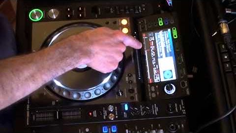 Pioneer CDJ2000 Nexus Neddle search function