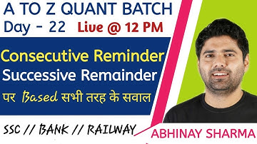Types of Reminder - consecutive & successive By Abhinay Sharma