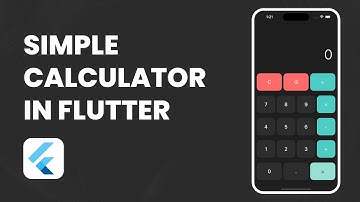 Simple Calculator App in Flutter