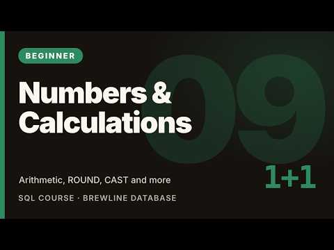 SQL Numbers & Calculations: Math, ROUND, ABS & Integer Division | SQL Tutorial