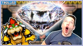 To Beat This TROLL Level, We Must STEAL BOWSER'S DIAMOND!!!