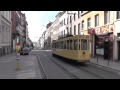 Brussels City Tramways vintage tram operation.