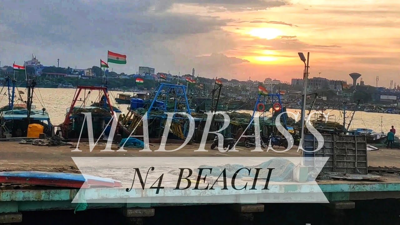 Royapuram Beach | N4 Beach | Fishing Harbour | Movie's Shooting spot in North Chennai | Tourism spot