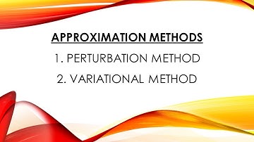approximation methods