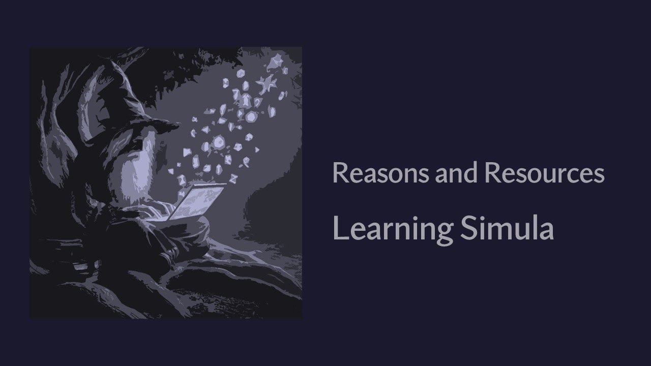 Reasons and Resources - Learning The Simula Programming Language - YouTube