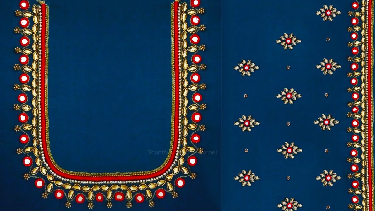 మగ్గం అవసరం లేకుండా Normal Needleతో మీ Blouseని Heavy Designer Blouseలా చేసుకోండి #AariLikeWork7