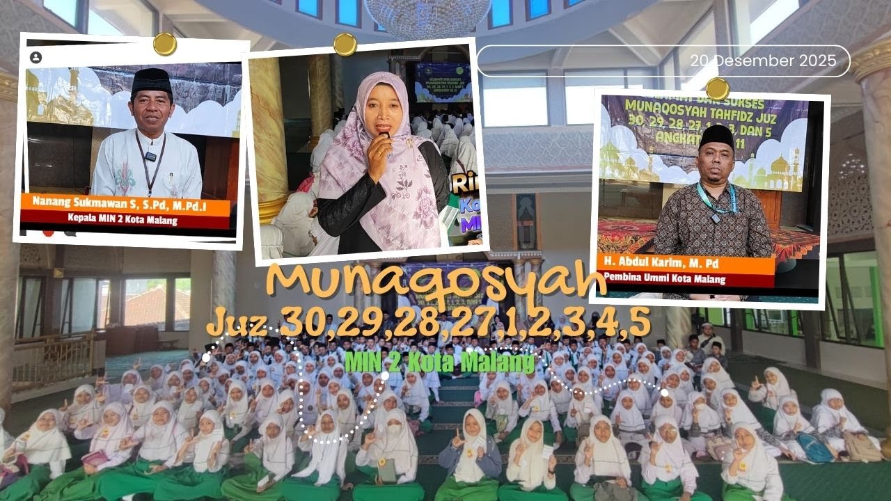 Munaqosyah MIN 2 Kota Malang