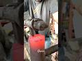 the process of making lines on a hammer #blacksmith #craftmanship #iron #america #metalworking