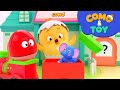 Como | Roulette Train Station | Learn colors and words | Cartoon video for kids | Como Kids TV