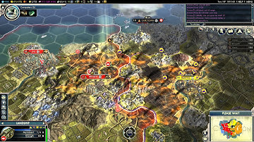 Civilization V G&K Multiplayer Game 026 NQ 6 Player FFA: Austria (Gameplay/Commentary) Part 9/10