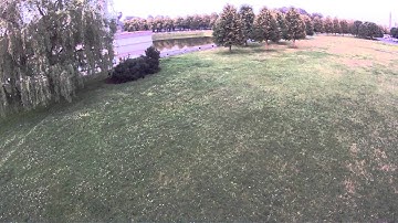 Arducopter 2.6 hexa park flight (gopro roll stab mount) 06.07.2012.mp4