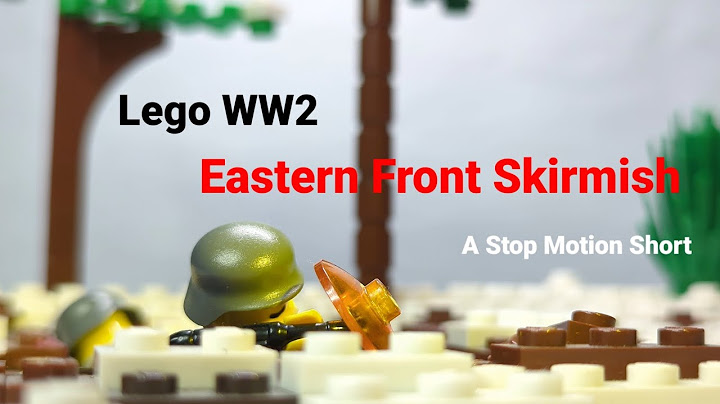 Lego WW2 - Eastern Front Skirmish | A Stop Motion Animation