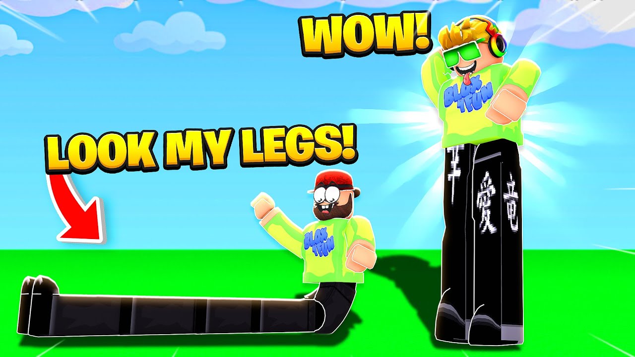 WHAT HAPPENED TO MY LEGS?!?! ROBLOX LONG LEGS 🦵 - YouTube