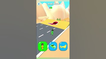 🔥 Shape - Shifting & Transform The Character 👀 Level - 4897 #shapeshifting #gameplay #shorts #viral