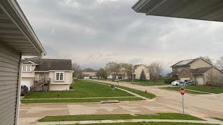 (4/16/24) Severe thunderstorm with 5060 MPH winds and peaquarter sized hail w/ sirens!