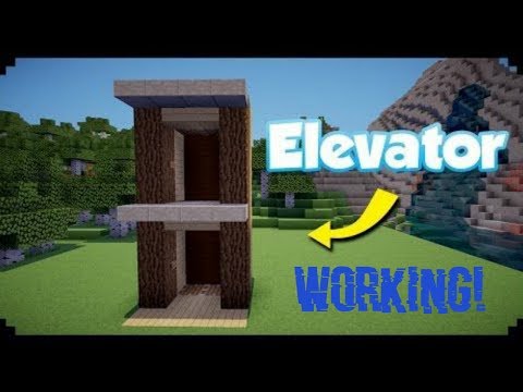 ✔Minecraft Simple Working Elevator In 3 Minutes! | Tutorial