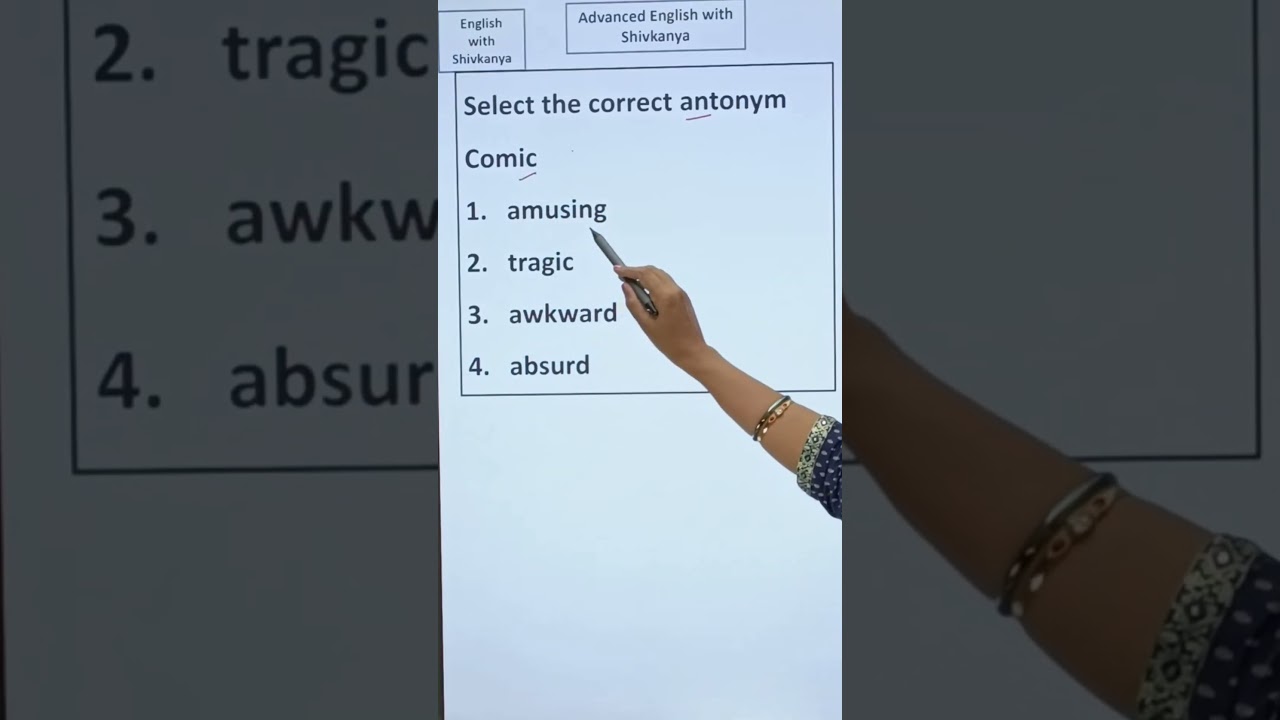 select the correct antonym/one minute quiz/opposite words/vocab development/ssc banking mpsc upsc en