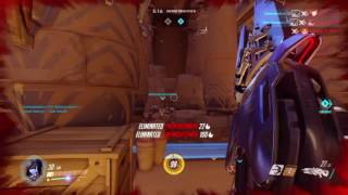 Overwatch double collateral as widowmaker
