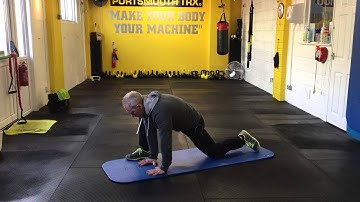 Spider-Man hamstring stretch